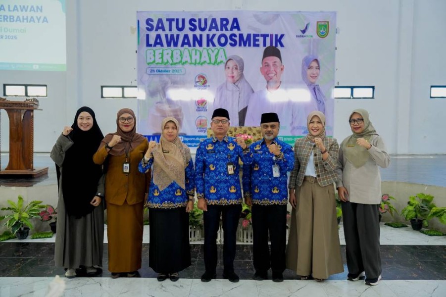 BPOM Dumai Gelar Sosialisasi “Satu Suara Lawan Kosmetik Berbahaya”