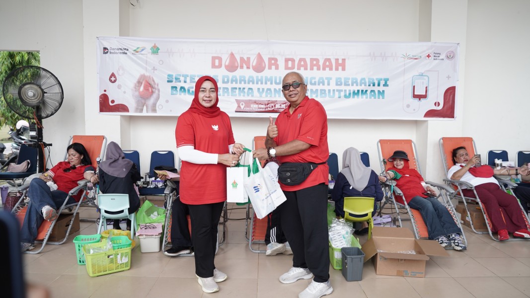 81 Kantong Darah Terkumpul pada Penutupan Porseni HUT ke-81 RI