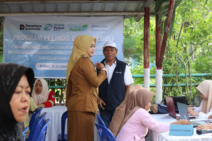 Melalui TJSL, Pelindo Dumai Perkuat Kepedulian Sosial di Kelurahan Laksamana