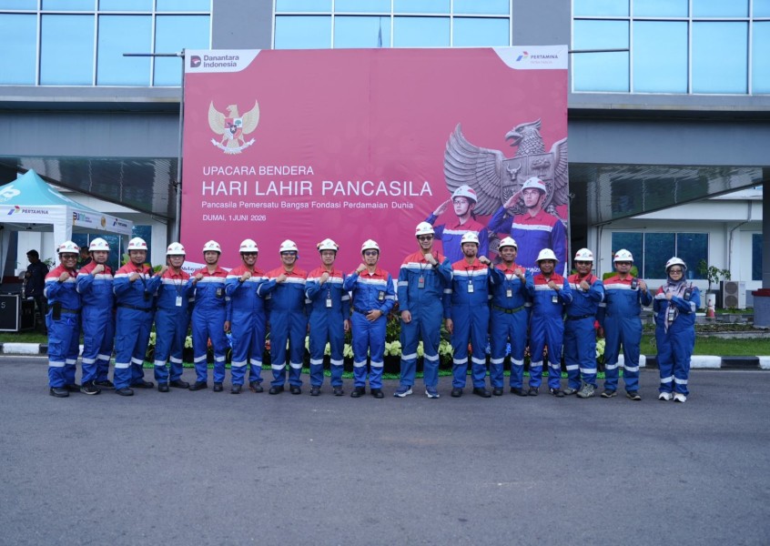 Orang Nomor Satu di Pertamina Patra Niaga Kilang Dumai Ajak Seluruh Pekerja Aktualisasikan Nilai-Nilai Pancasila Dalam Kehidupan Sehari-hari