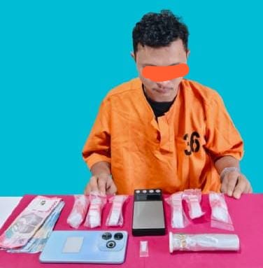 Transaksi Sabu Digagalkan di Kiyap Jaya, Polres Pelalawan Amankan Seorang Pelaku