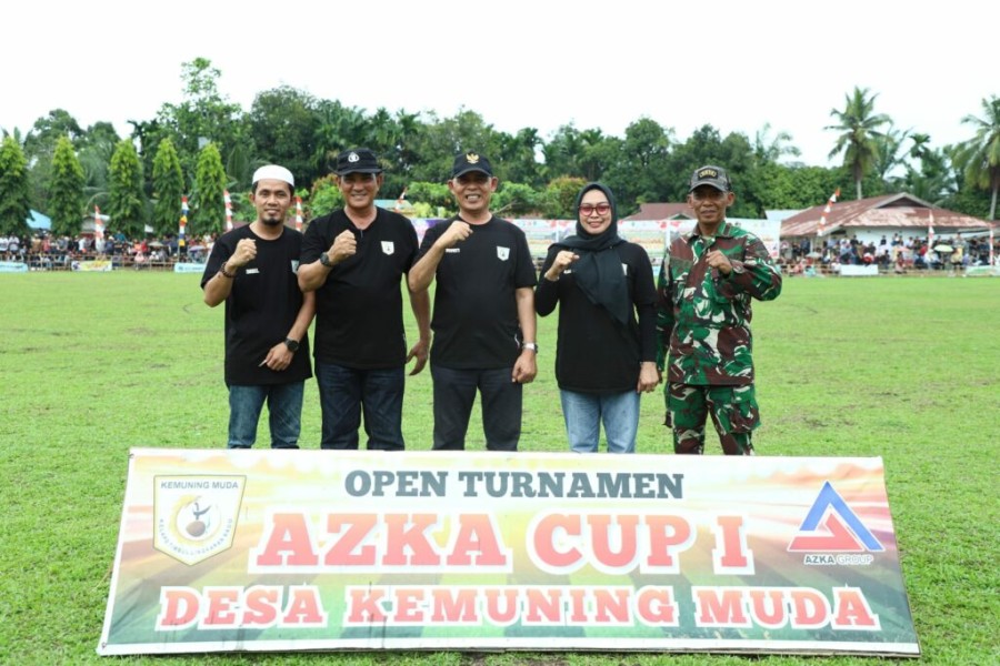 Bupati Inhil Herman Tutup Azka Cup 1, Dorong Lahirnya Bibit Pesepakbola Daerah