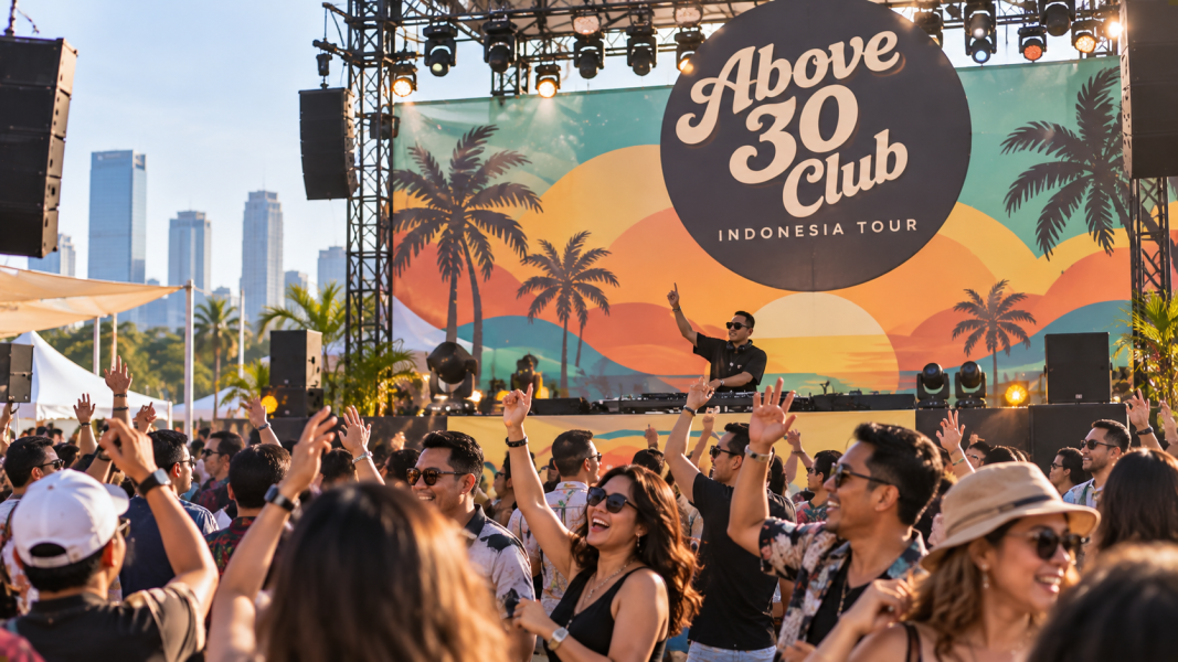 Above30Club Indonesia Tour Hadirkan Daytime Party Nostalgia di 5 Kota