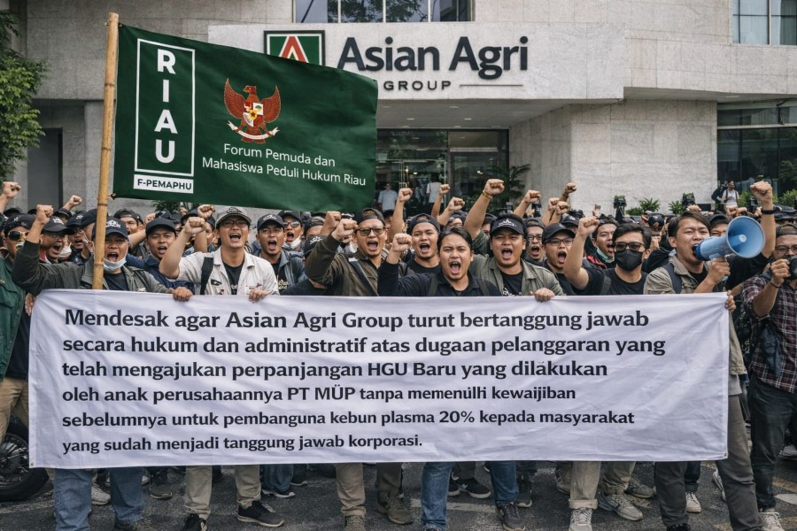 PB F-PEMAPHU Riau Akan Gelar Aksi di Kantor Asian Agri Pekanbaru, Soroti Dugaan Pelanggaran HGU PT MUP