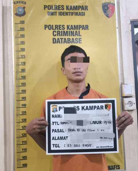 Polres Kampar Tangkap Pelaku Pencabulan di Warung, Korban Hamil 7 Bulan!