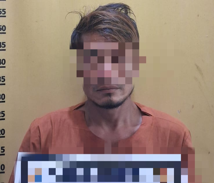 Polsek Perhentian Raja Tangkap Pelaku Narkoba Jenis Daun Ganja Kering dan Sabu-sabu