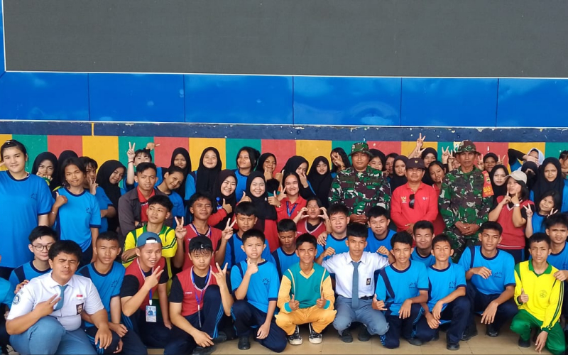 Kodim Dumai Tanamkan Nilai Kedisiplinan dan Cinta Tanah Air kepada Generasi Muda