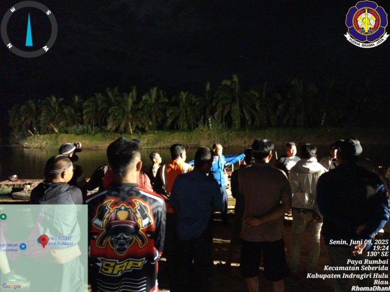 BREAKING NEWS! Sarpila Yang Dilaporkan Tenggelam di Sungai Cenaku Ditemukan Meninggal Dunia, Kapolsek Sampaikan Pesan Duka dan Imbauan Keselamatan