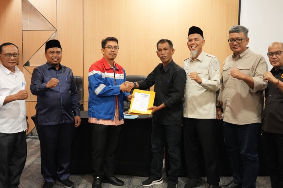 Perkuat Keharmonisan dan Keselamatan,  PT KPI Unit Dumai Terima Aspirasi Masyarakat Lewat Audiensi