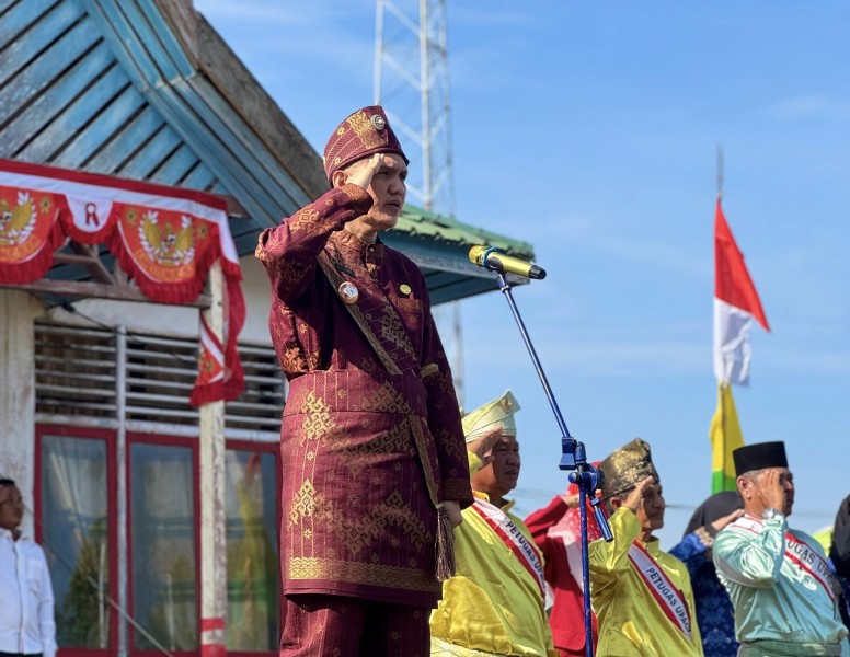 Semarak HUT RI ke-80, Desa Kuala Patah Parang Gelar Upacara Hingga Lomba Rakyat