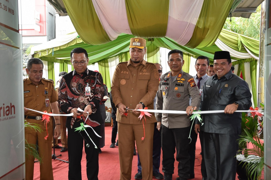 BRK Syariah Resmikan Kantor Kedai Inhu Pasar Rengat, Tingkatkan Layanan bagi Masyarakat