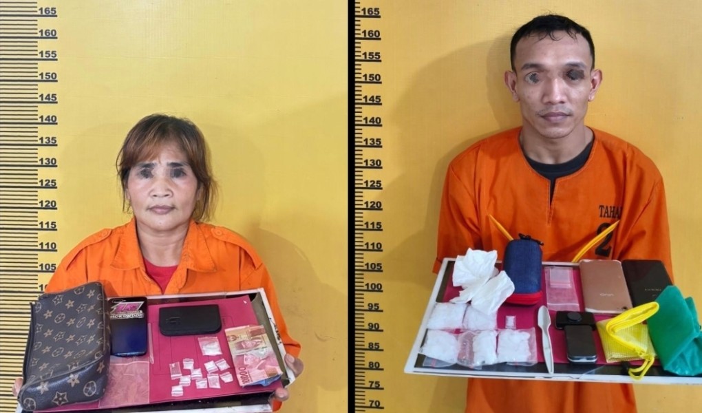 IRT Warga Desa Sungai Beringin Rengat Jadi Pengedar Narkoba, Pemasok Diringkus Sembunyi Diwisma