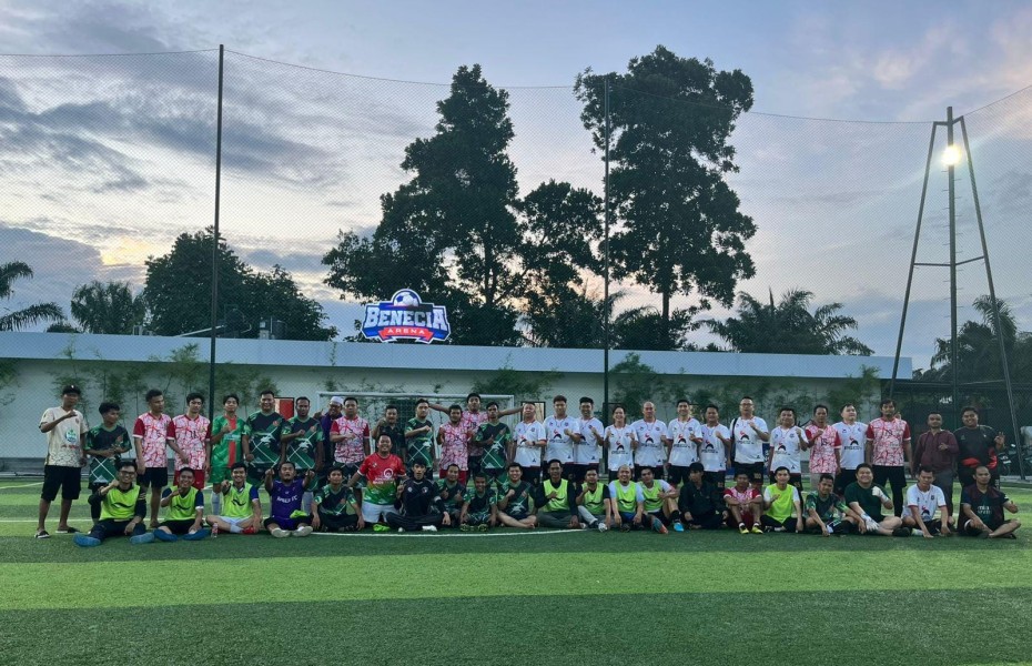 Eratkan Silaturahmi, GP Ansor, PSI dan Pemuda Muhammadiyah Happy Fun di Lapangan Hijau.