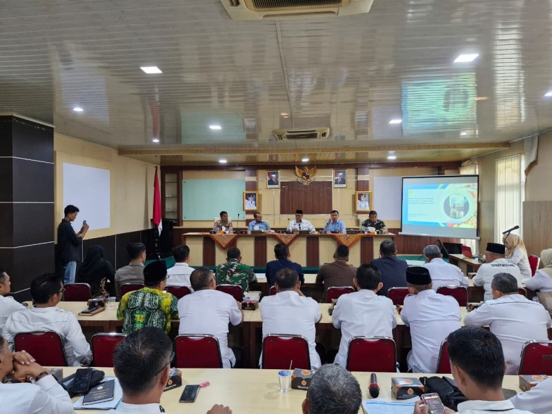 Dandim 0314/Inhil Hadiri Rakor Program Makan Bergizi Gratis