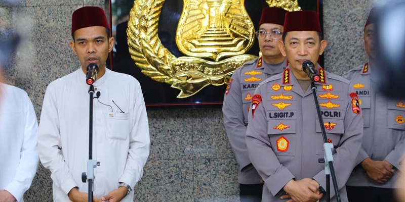 Kapolri: Tausiah UAS Jadi Spirit Pengabdian Anggota Polri
