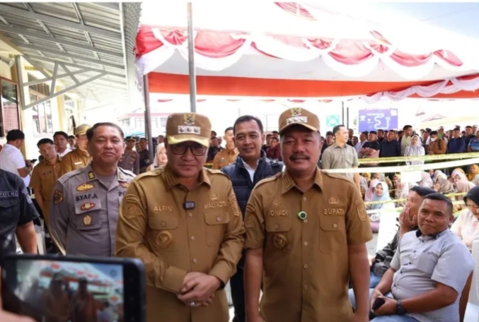 Wako Alfin dan Bupati Kerinci Monadi Pantau Lansung Proses Kepengurusan SKC di Polres Kerinci