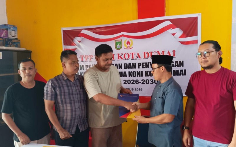 Johannes Tetelepta Tarik Berkas, Abdul Kadir Jailani Jadi Calon Tunggal Ketua KONI Dumai