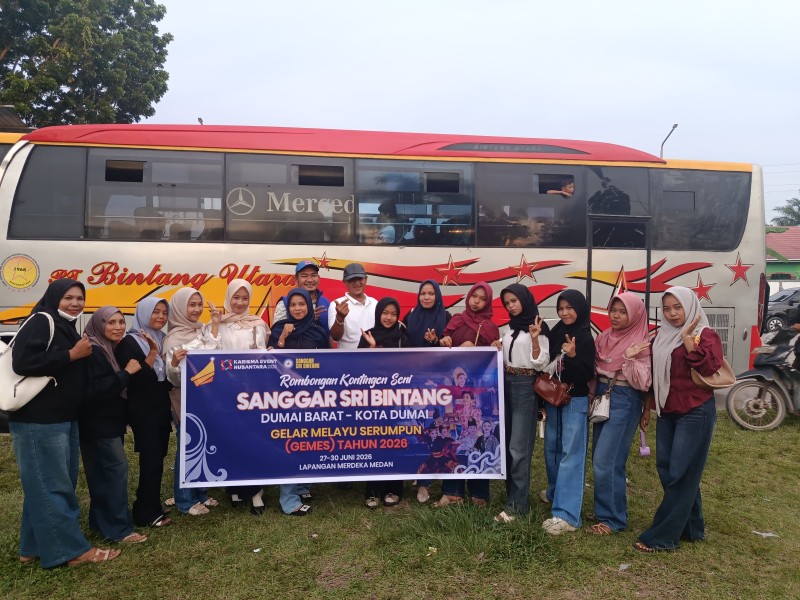 Tari Tampi Siap Menggema di Medan, Sanggar Sri Bintang Dumai Barat Emban Misi Budaya Melayu