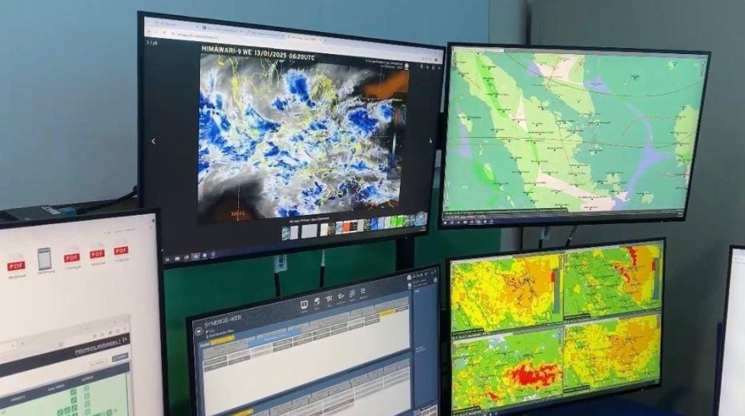 Cuaca Riau Hari Ini Cerah Berawan, Terdeteksi Dua Titik Panas