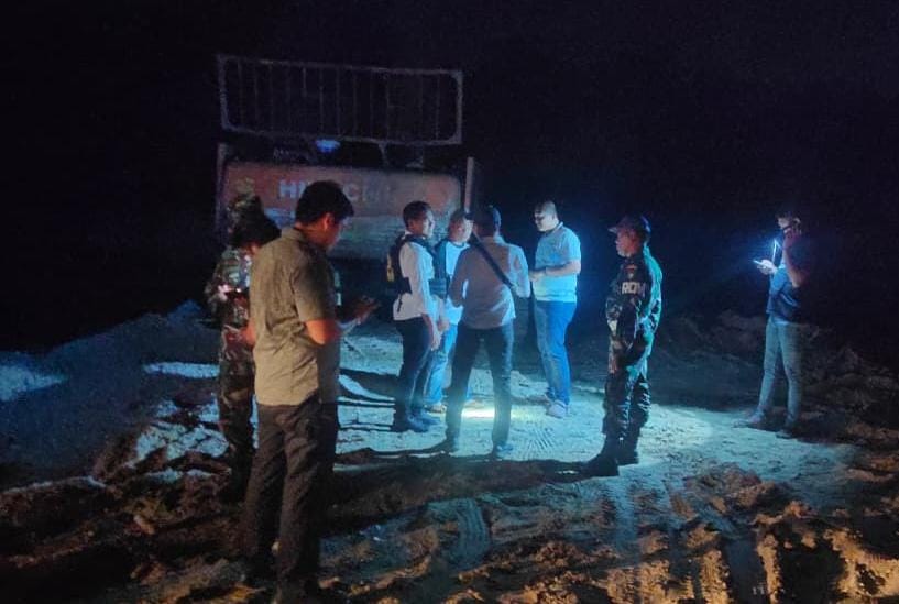 Operasi Gabungan Polres dan TNI Bongkar Tambang Galian C Ilegal di Kampar
