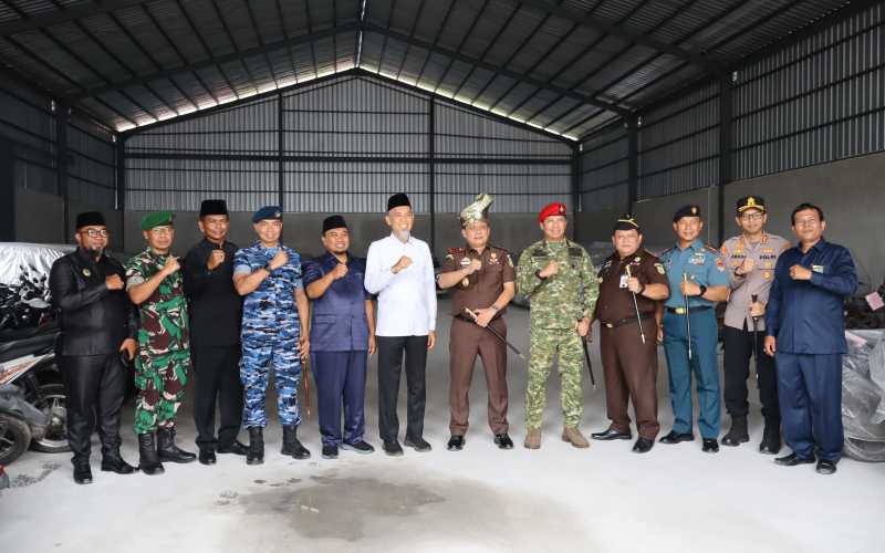 Perkuat Sinergi Forkopimda, Kodim 0320 Dumai Hadiri Ramah Tamah Kajati Riau