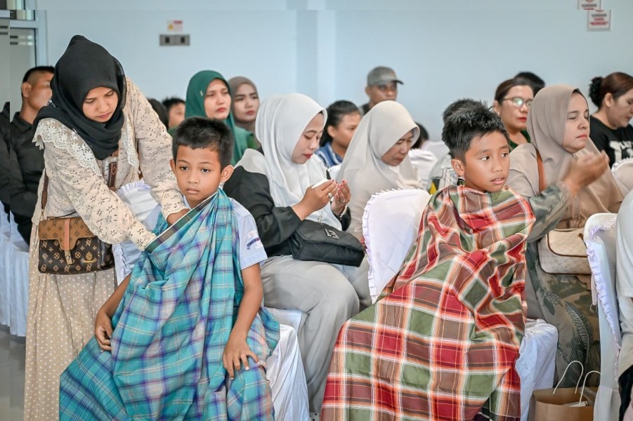 Kolaborasi Bersama RS Syafira, Pemko Gelar Sunat Massal 100 Anak  Di HUT ke- 242 Pekanbaru