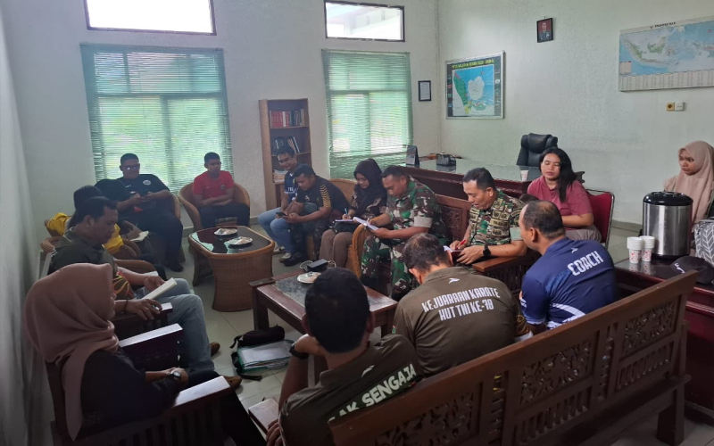 Kodim Dumai Gelar Rapat Koordinasi Kejuaraan Karate Piala Dandim 0320 Tingkat Provinsi Riau