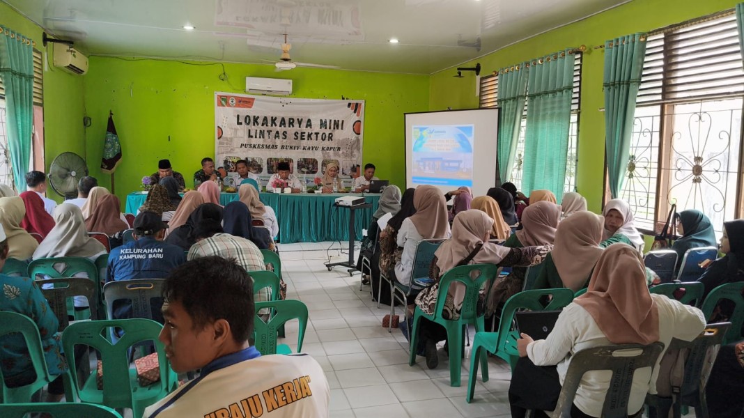 Hadiri Lokakarya Mini Puskesmas, Koramil 02/Bukit Kapur Perkuat Kolaborasi Pelayanan Kesehatan