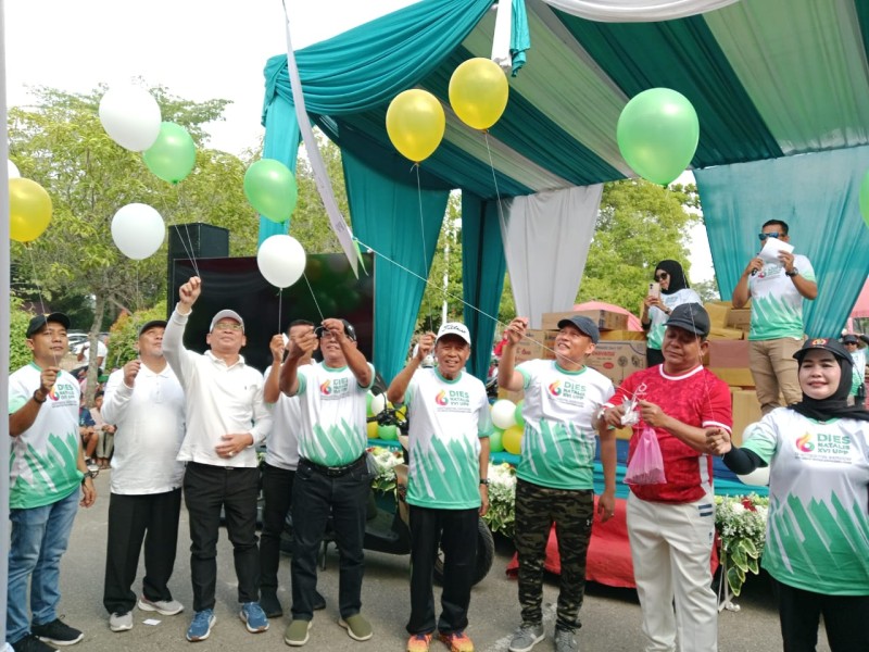 Dies Natalis ke-16, UPP Tebar Semangat Kebersamaan Lewat Jalan Santai Meriah