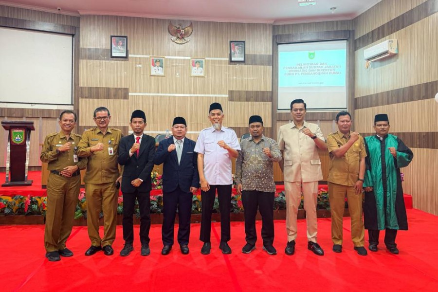 Selamat! Dede Mirza dan Andika Fithrian Jabat Komisaris dan Direktur PT. Pembangunan Dumai