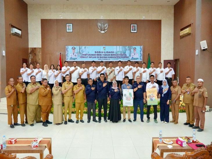 Pemkab Kampar Sosialisasikan Standarisasi Menu Makan Bergizi Gratis untuk Jaga Kualitas