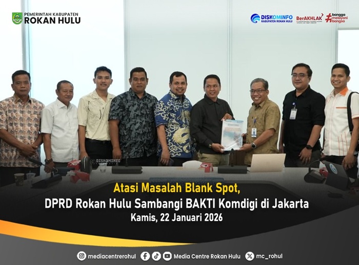 Akselerasi Digital Negeri Seribu Suluk, DPRD Rokan Hulu Sambangi BAKTI Komdigi Atasi Masalah Blank Spot