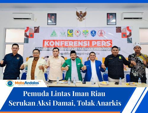 Pemuda Lintas Iman Riau Serukan Aksi Damai, Tolak Anarkis