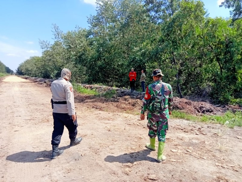 Babinsa Koramil 03/Minas Serda Mayus  Gelar Patroli Karhutla, Pastikan Wilayah Aman dari Titik Api