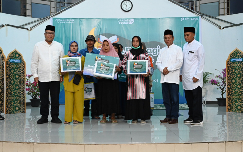 PT Pelindo Salurkan 6.835 Santunan Anak Yatim dan 34.300 Takjil serta 54.560 Sembako