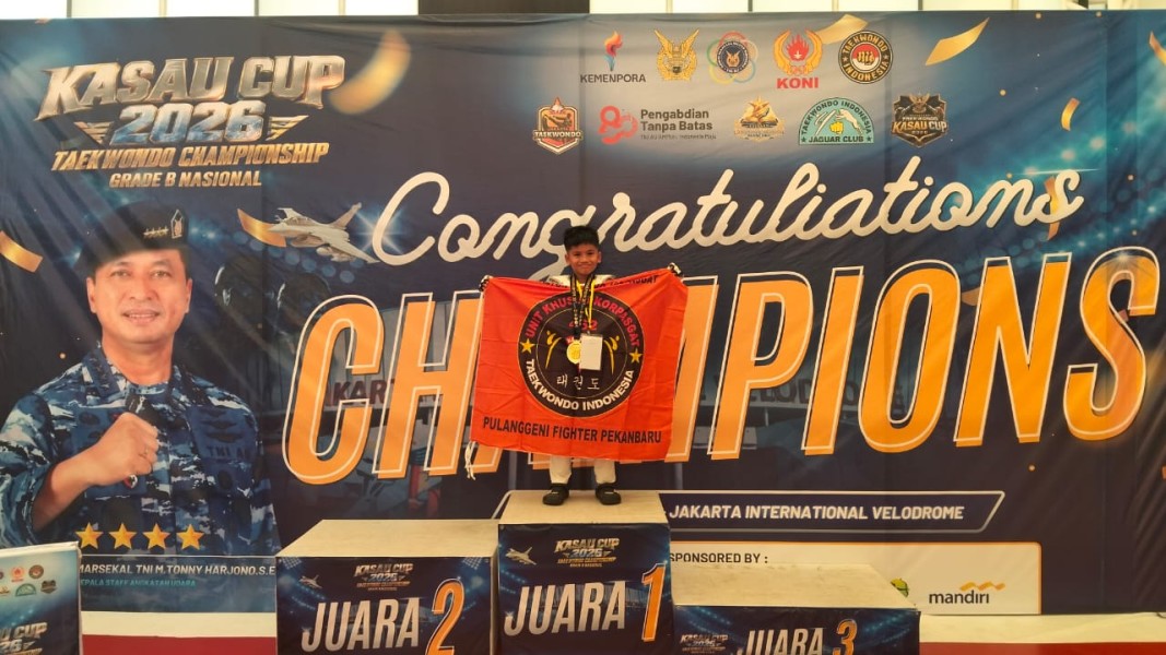 Waldan Sabet Emas di KASAU Taekwondo Championship 2026