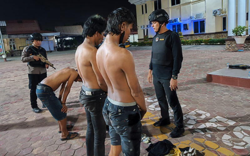 Pungli di Jalan Cut Nyak Dien Dibongkar, Tiga Warga Digelandang ke Mapolres Dumai