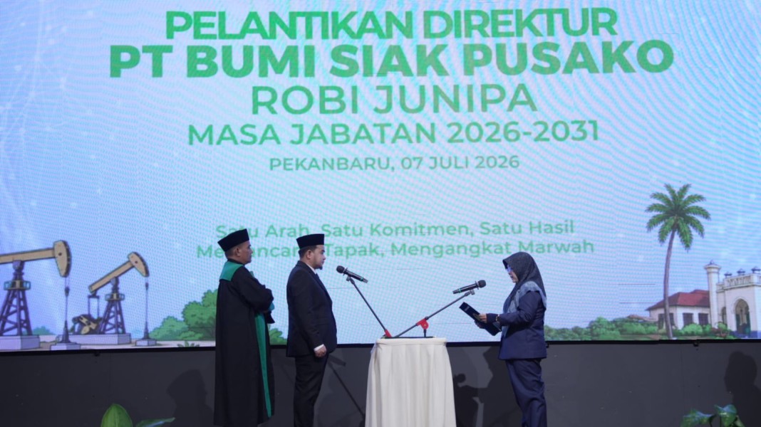 Direktur Baru BSP Dilantik, Bupati Siak Minta Langsung Kerja, Tuntaskan Tiga PR Besar Perusahaan