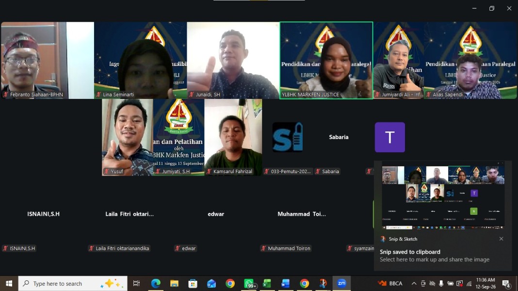 4 Narasumber Kemenkum, 25 Peserta Perdalam Pemahaman Hukum