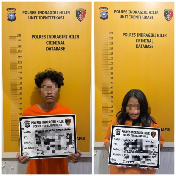 Polsek Tembilahan Hulu Ungkap Kasus Penyalahgunaan Narkotika, Dua Pelaku Diamankan