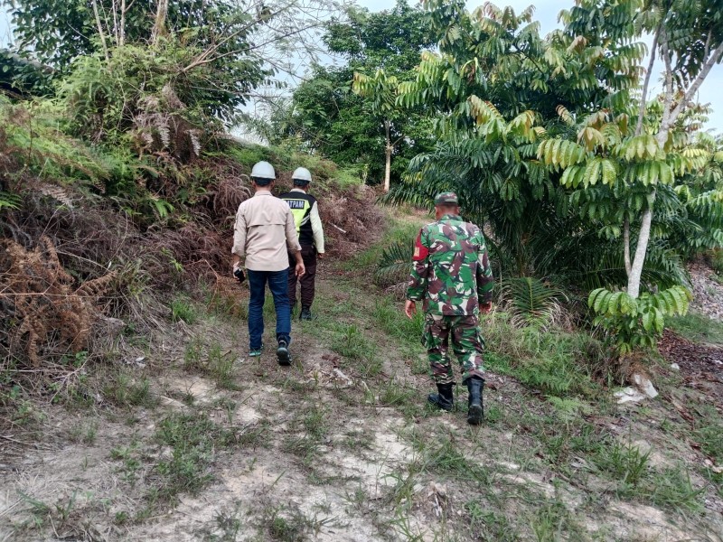 Sertu Sugiarto Patroli Karhutla di Minas, Titik Api Nihil