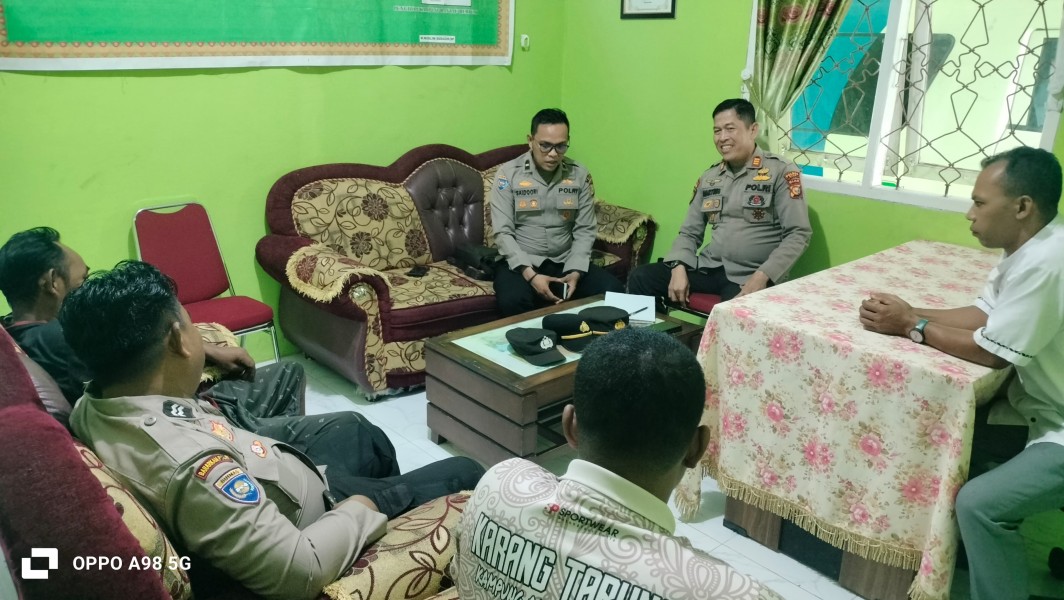 Polsek Minas Gelar Rapat Koordinasi Persiapan Panen Jagung Pipil di Rantau Bertuah