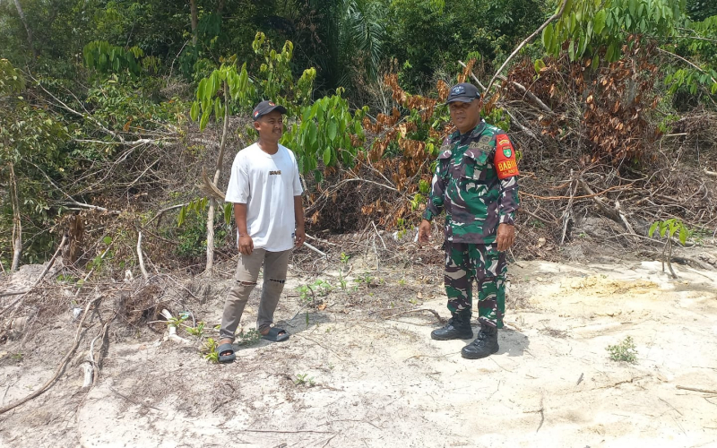 Kodim 0320/Dumai Gencarkan Patroli Karhutla di Wilayah Rawan Bukit Kapur