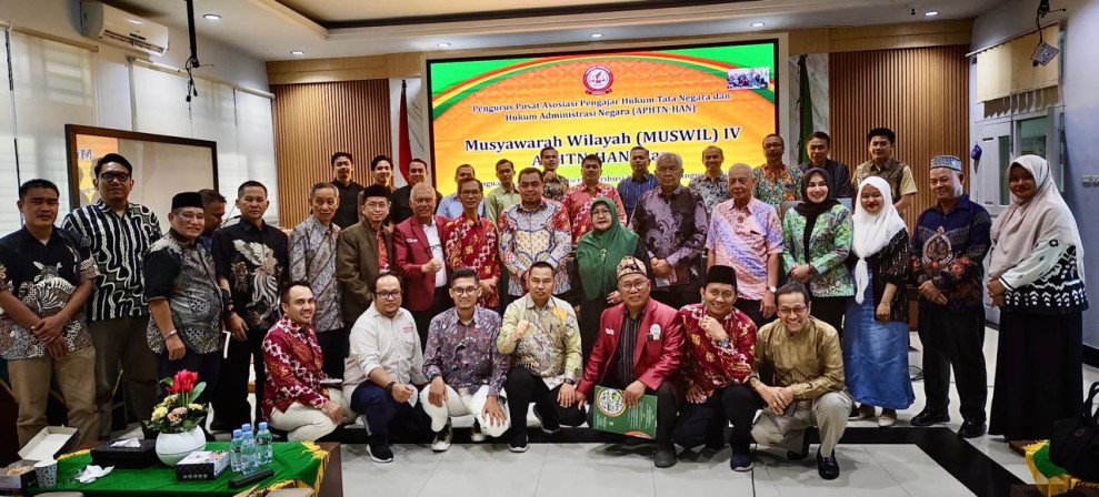 Dr. Maxaxai Indra Kembali Terpilih Aklamasi Pimpin APHTN-HAN Riau Periode 2026–2031