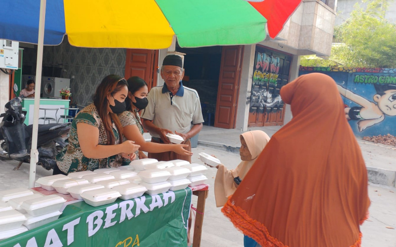 SPA 369 Gelar Jumat Berkah, Olla: Kita Bersyukur Masyarakat Antusias