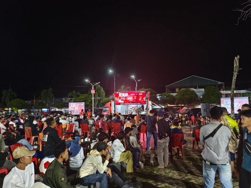 Ribuan Sorak Warnai Nobar Final Piala Dunia 2026, Pemkab Pelalawan Pererat Kebersamaan Bersama Masyarakat