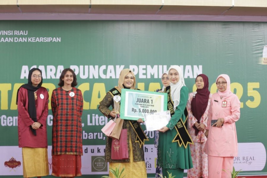 Terpilihnya Duta Baca Riau Tahun 2025, Ini Pesan Bunda Literasi Riau