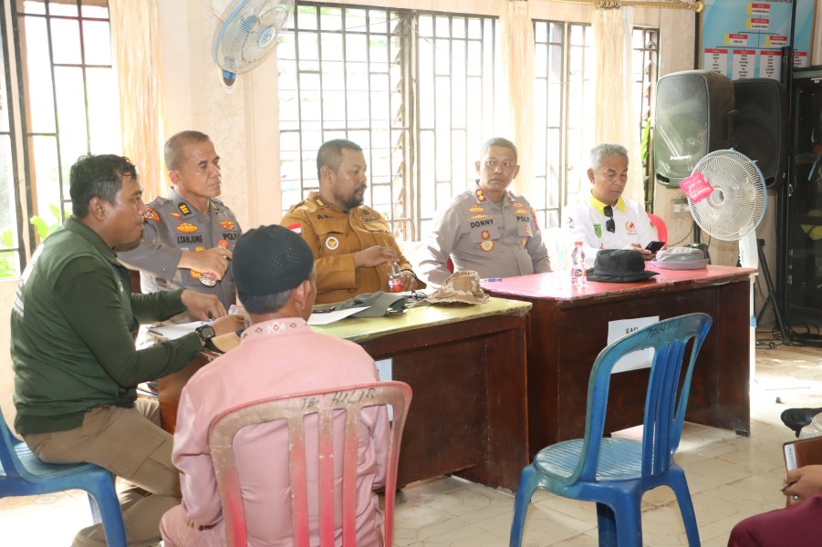 Polres Inhil bersama Pemkab Inhil dan BKSDA Riau Perkuat Sinergi Tangani Gangguan Kera Liar di Tembilahan