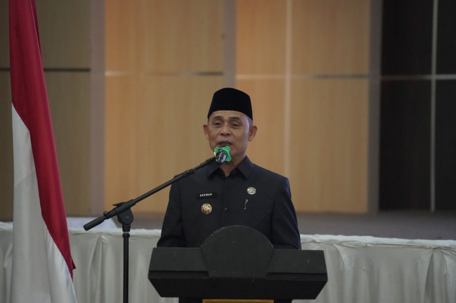 Bupati Inhil Lantik Pejabat Struktural dan Fungsional, Tekankan Amanah Jabatan