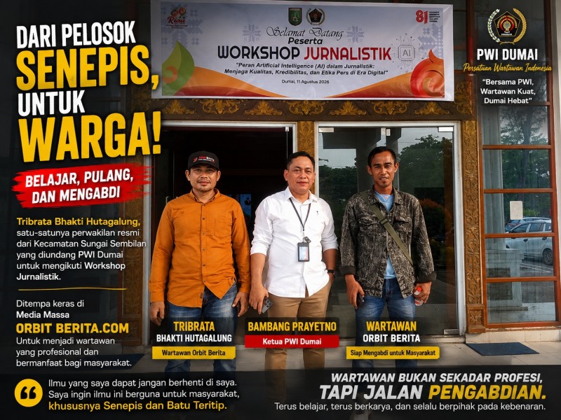 Dari Pelosok Senepis, Tribrata Menembus Workshop PWI: Ditempa Orbit Berita, Kini Bawa Suara Warga ke Panggung Jurnalistik